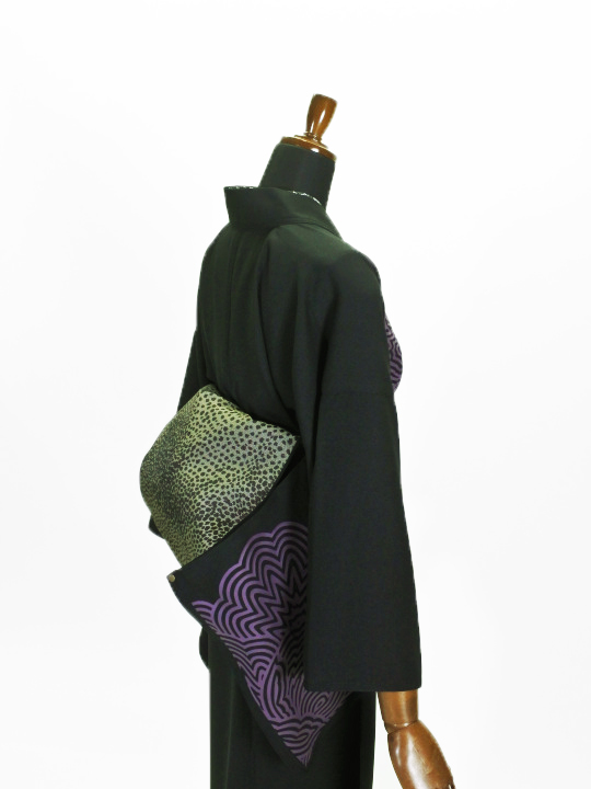 兵児帯 25-01-02アニマル(ベージュ×ブラウン)